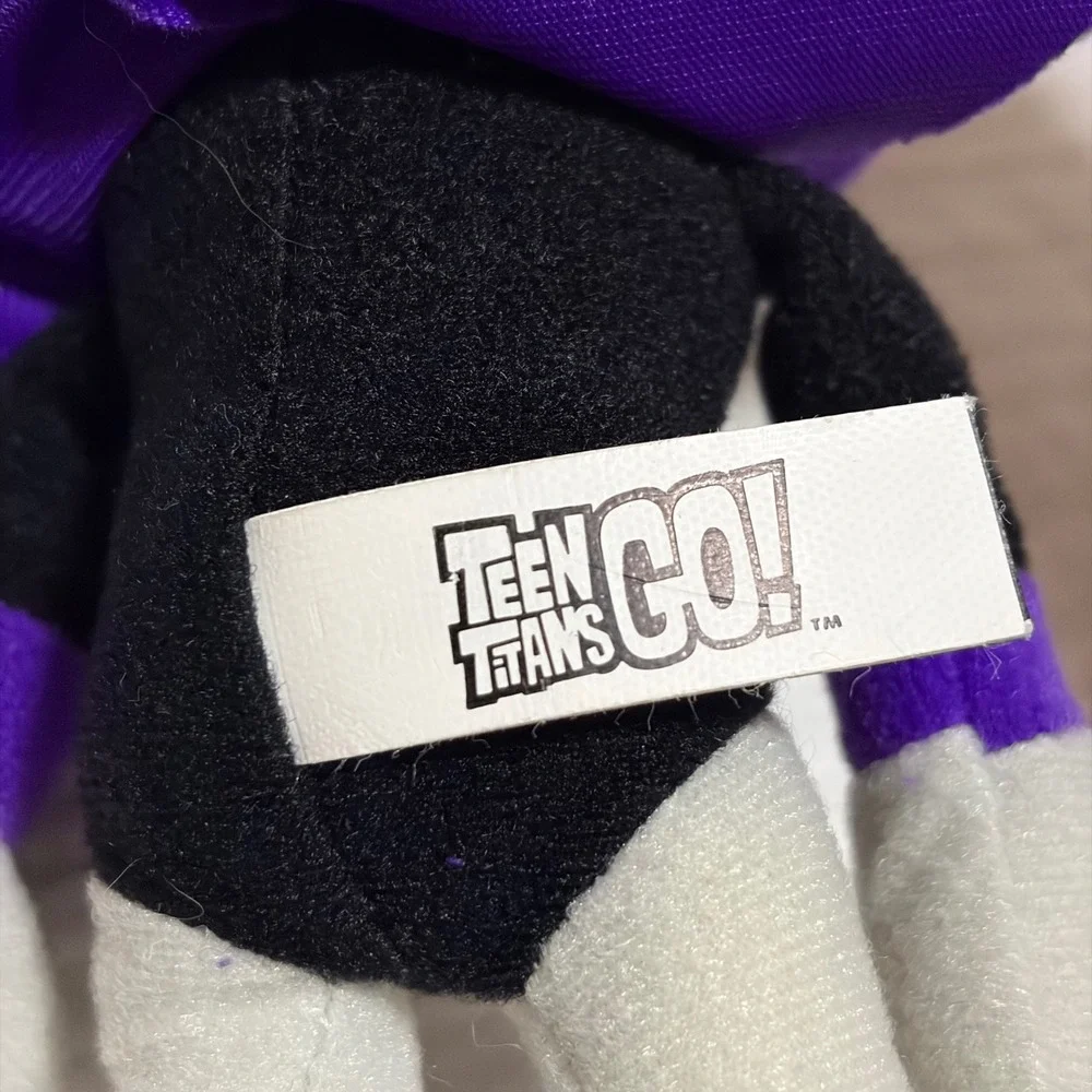 Teen Titans Go Raven Plush 10 Inch DC Comics Purple Hooded Cape Stuffed Animal